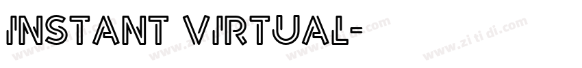 Instant Virtual字体转换